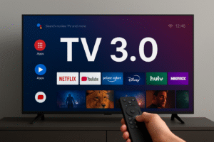 O que a TV 3.0 traz de novo e por que ela vai mudar a maneira como você assiste televisão