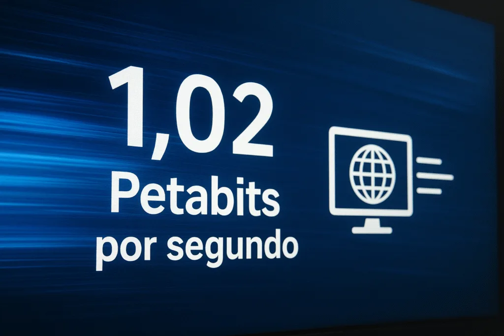 Internet velocidade petabits
