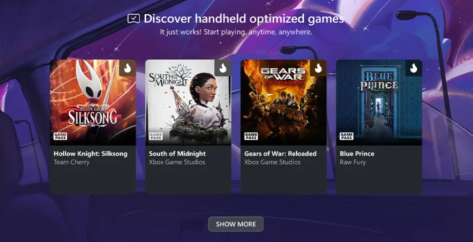 ROG Xbox Ally, Xbox, Console portátil