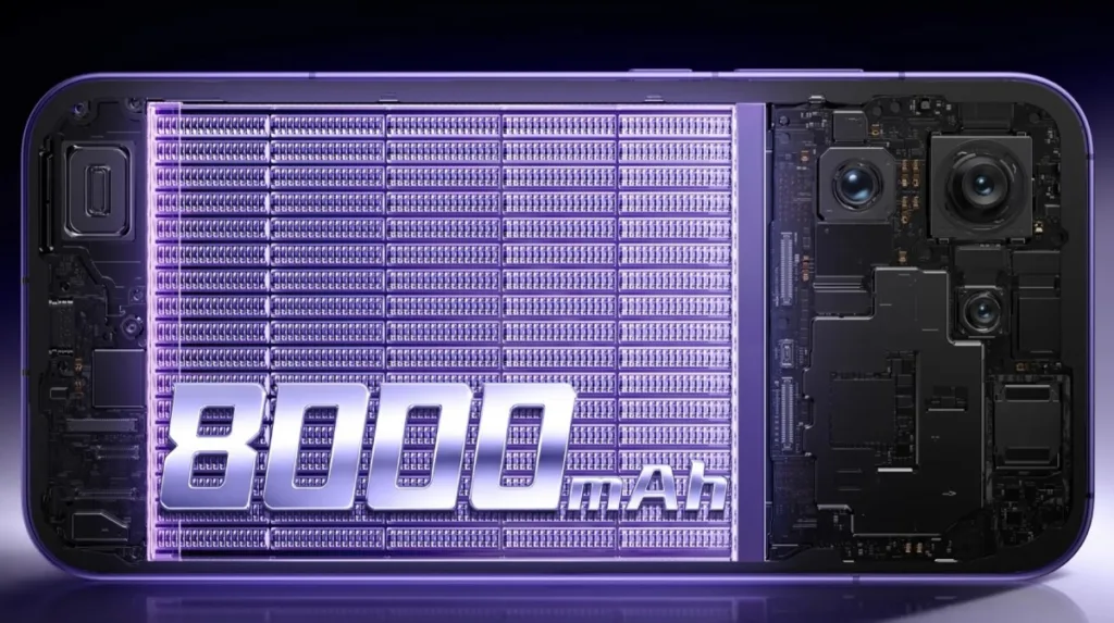 Realme Neo 8, Bateria de 8.000 mAh, Snapdragon 8 Gen 5, smartphone bateria longa duração, tela 165Hz