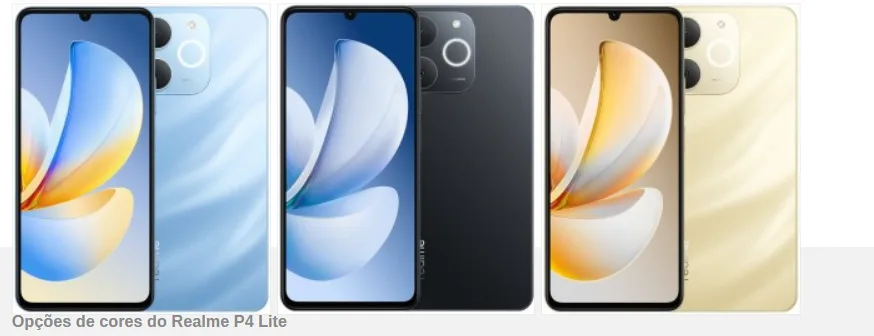 Realme P4 Lite chega ao Mercado, Realme P4 Lite, Realme