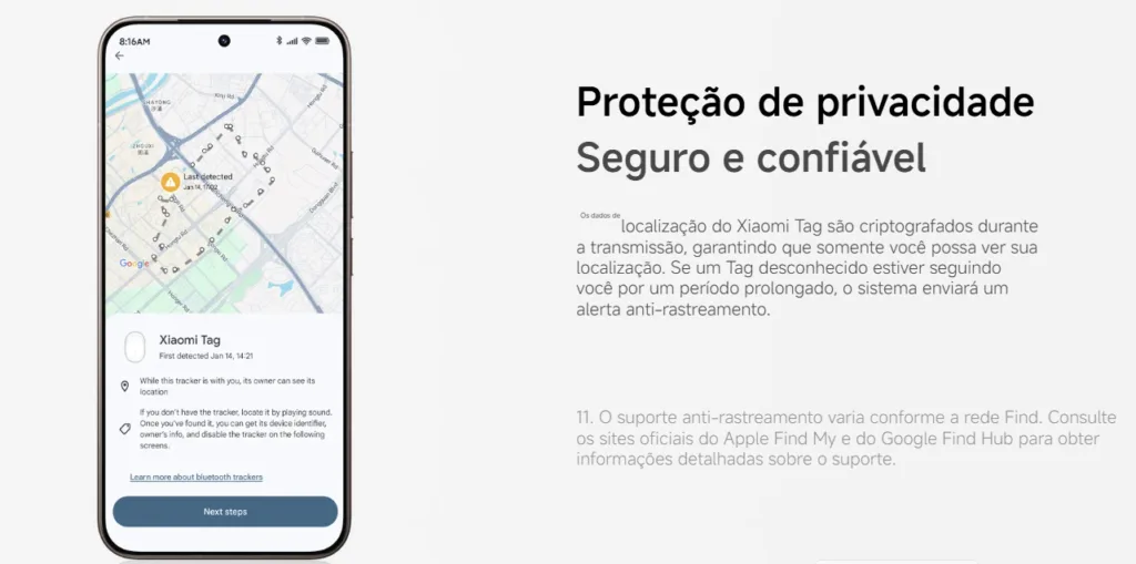 Recursos de Segurança e Privacidade