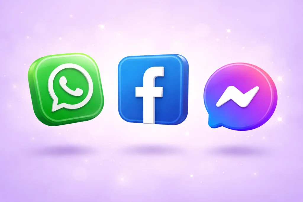 As Ferramentas que Chegam Diretamente ao Usuário, hatsapp, Facebook, Mensseger