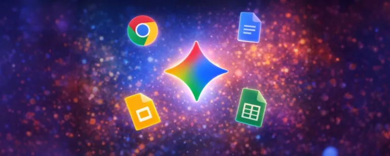Gemini transforma o Google Workspace: Drive com Busca por IA, Docs Colaborativo e Chrome em mais de 50 idiomas