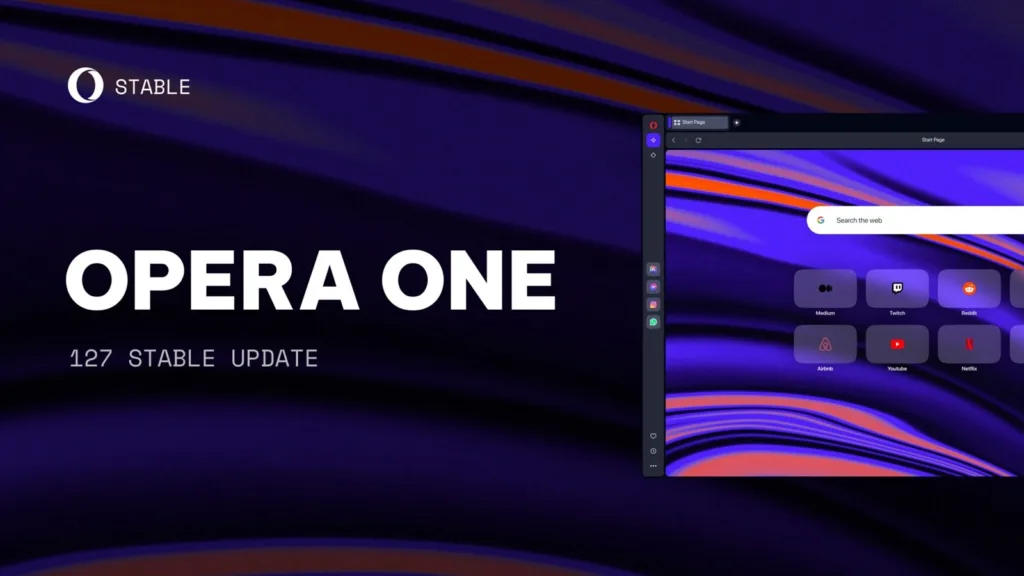 Opera 130 com Chromium 146, Twitch, Threads e o Browser Connector que Deixa o Claude e o ChatGPT Verem suas Abas