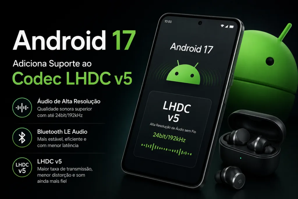 Android 17 Adiciona Suporte ao Codec LHDC v5