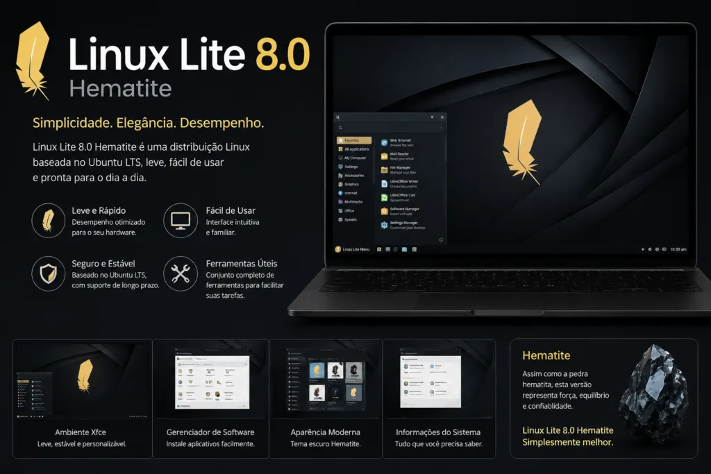 Linux Lite 8.0 Hematite Chegou Com Kernel 7.0