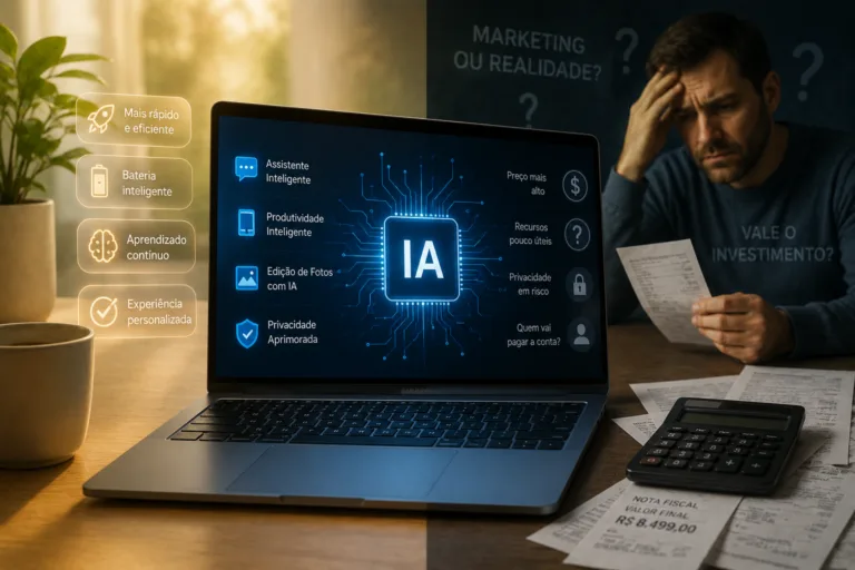 Notebooks com IA: Entre a Promessa Real e o Ceticismo Legítimo de Quem vai Pagar a Conta
