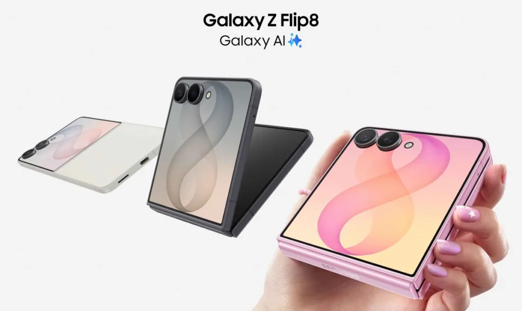 Galaxy Z Flip8: Mesmo Design