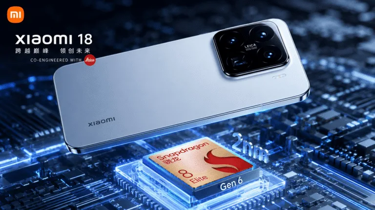 Nova Série Xiaomi 18 Chega Para Estrear O Poderoso Processador Snapdragon 8 Elite Gen 6