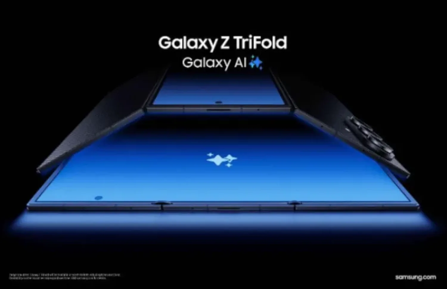 Samsung Galaxy Z TriFold, smartphone dobrável triplo, tela 10 polegadas, Snapdragon 8 Elite, dobradiças duplas, IP48, Huawei Mate XT, Samsung DeX, câmera 200MP, Android 16 One UI 8
