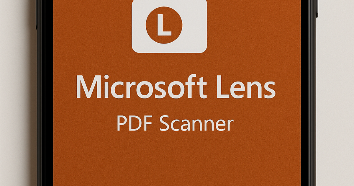 Microsoft Lens PDF Scanner