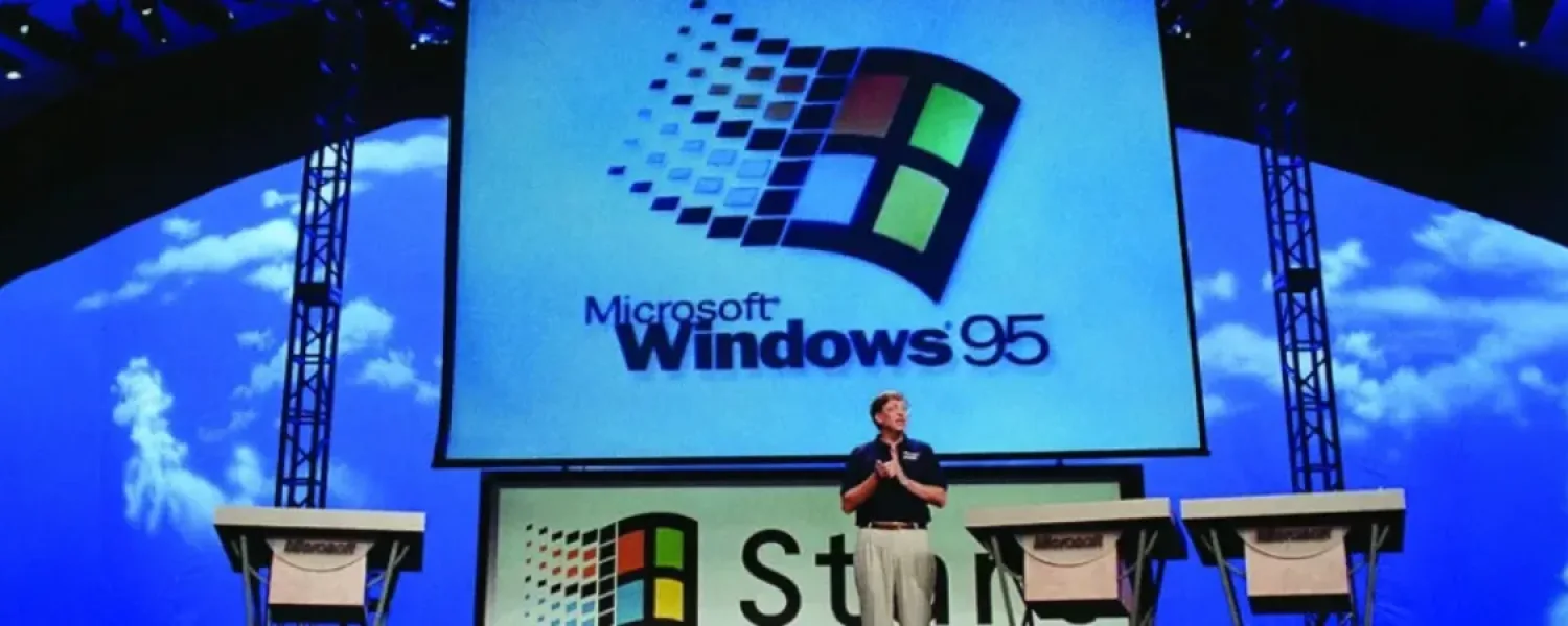 Lançamento do Windows 95 completa 30 anos