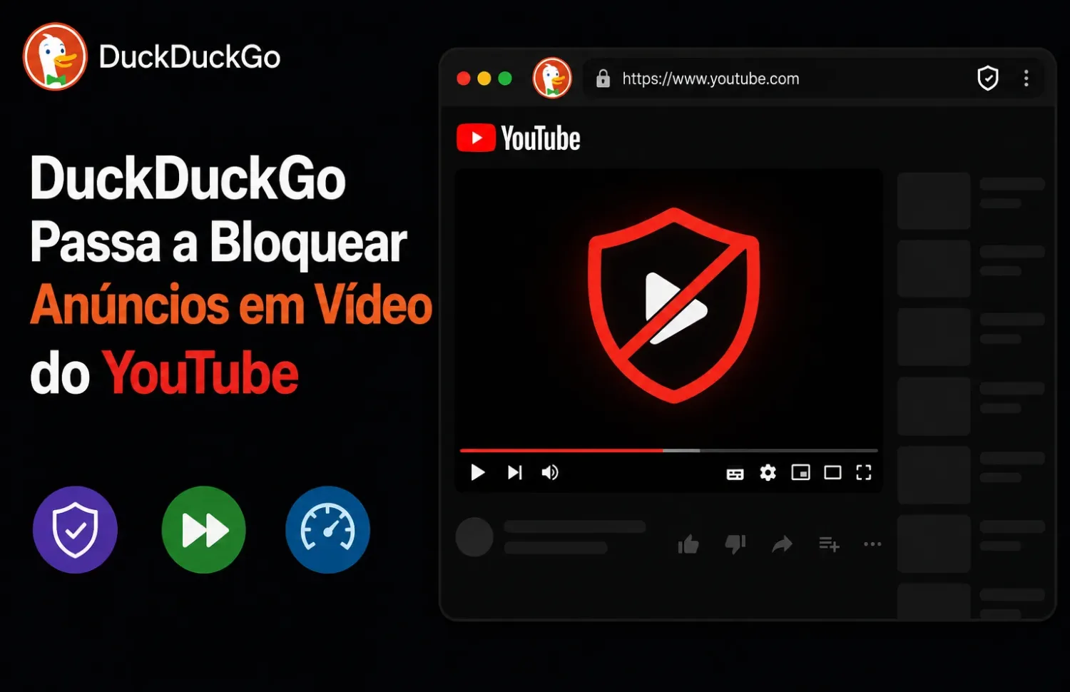 Navegador DuckDuckGo Passa a Bloquear Anúncios em Vídeo do YouTube Por Padrão Navegador DuckDuckGo Passa a Bloquear Anúncios em Vídeo do YouTube Por Padrão
