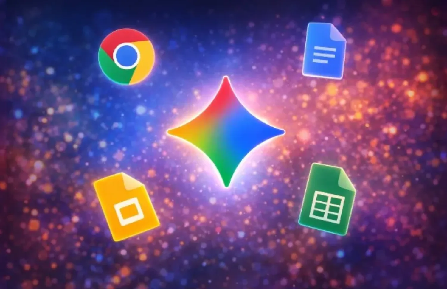 Gemini transforma o Google Workspace: Drive com Busca por IA, Docs Colaborativo e Chrome em mais de 50 idiomas